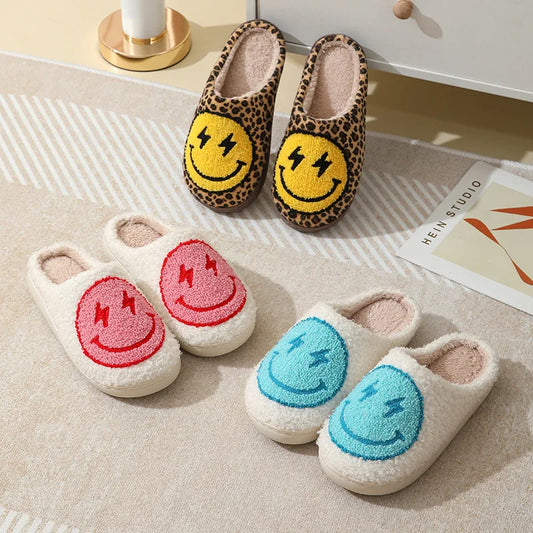 Women Smiley face slippers