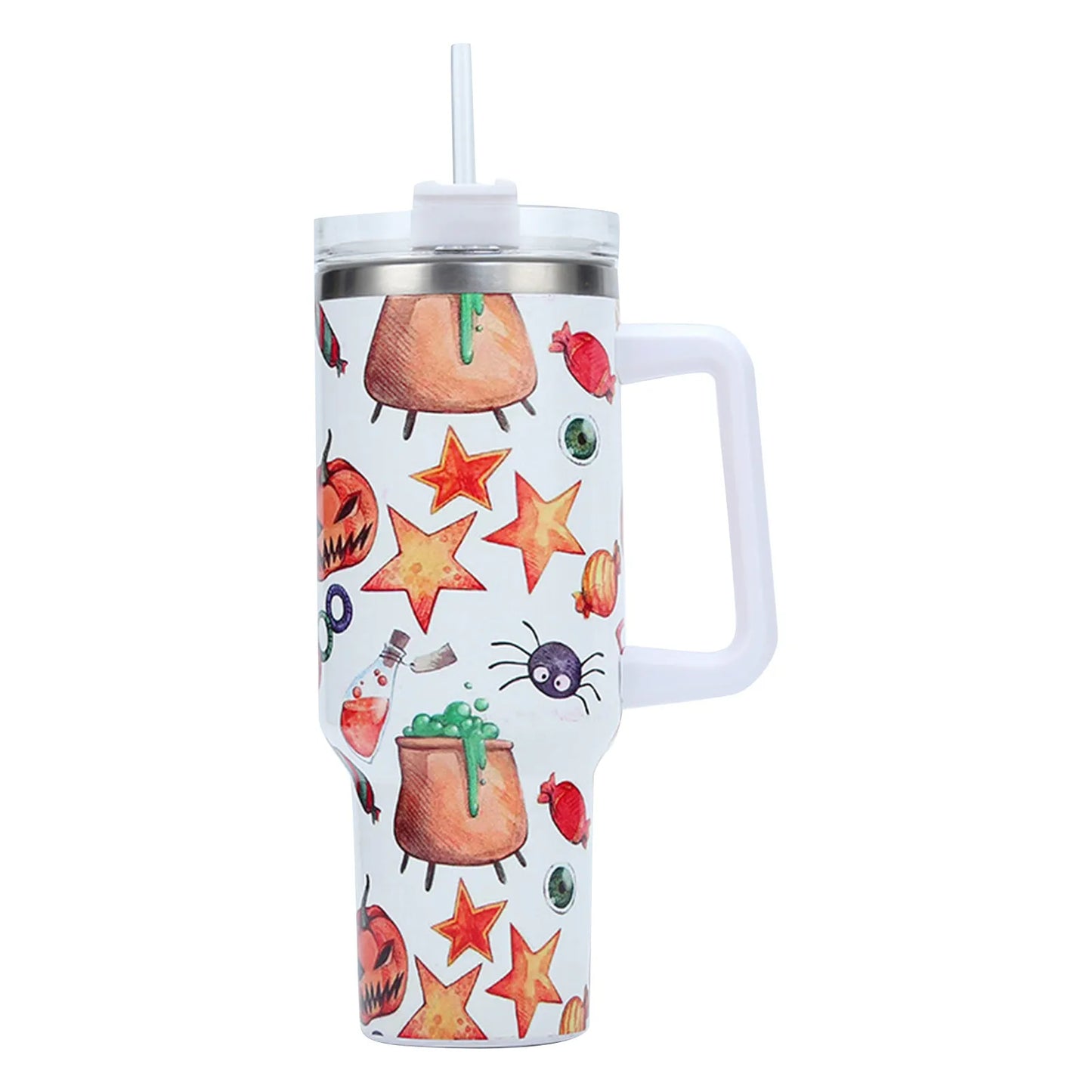 40oz Halloween Tumbler Stainless Steel Large
