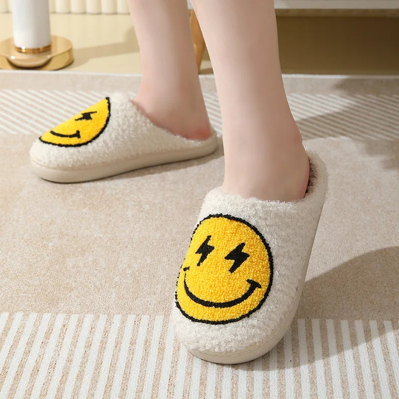 Women Smiley face slippers