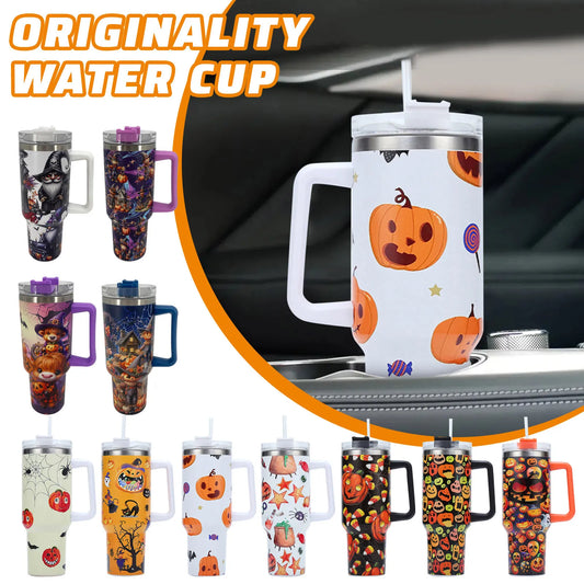 40oz Halloween Tumbler Stainless Steel Large
